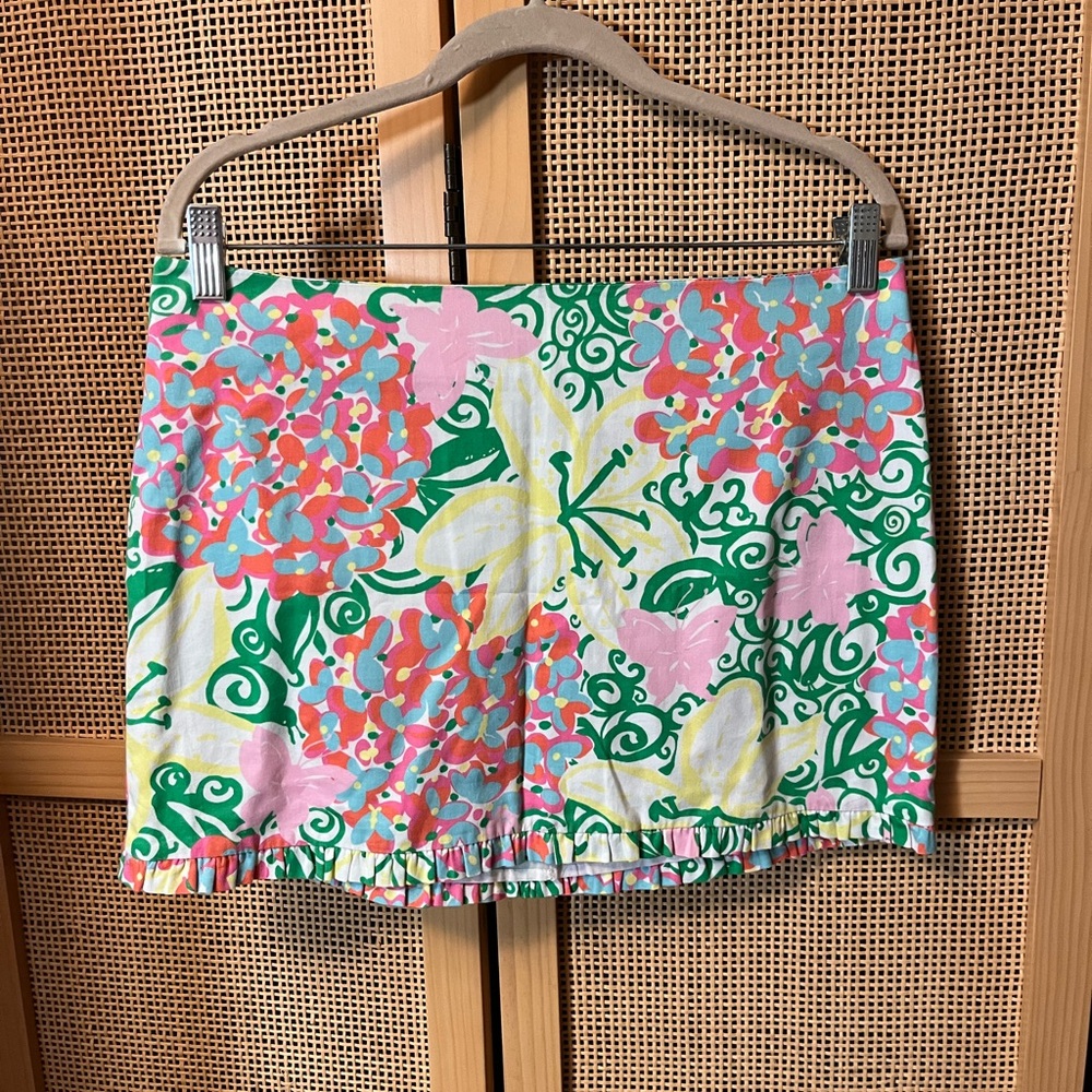 Lily Pulitzer Floral Women’s (4) Mini Skirt